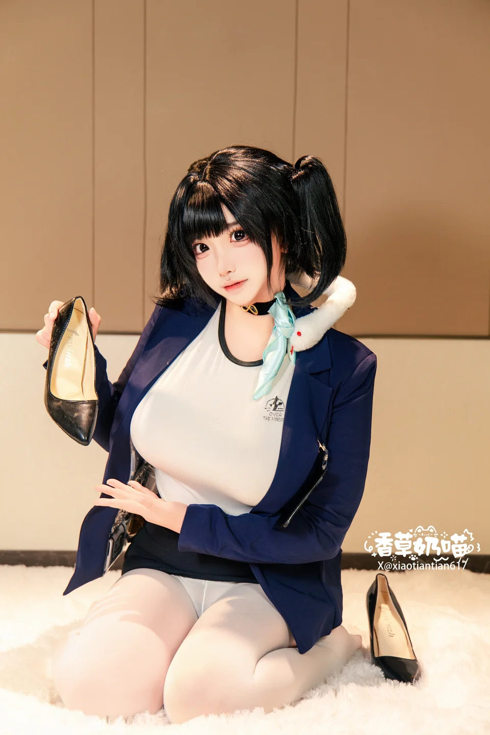 香草奶喵 - No.005 索拉 [136P,22V-2.36GB] tg@simisebaisi 【丝足阁】009.webp